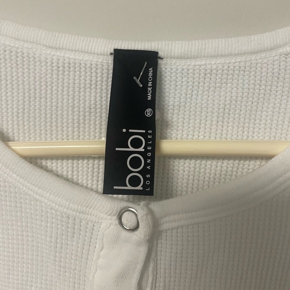 bobi long sleeve waffle tee size XS - Picture 2 of 3
